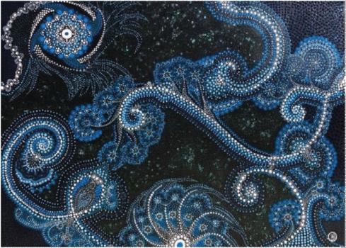 Le passage - Peinture de Sandra BOURGEOIS