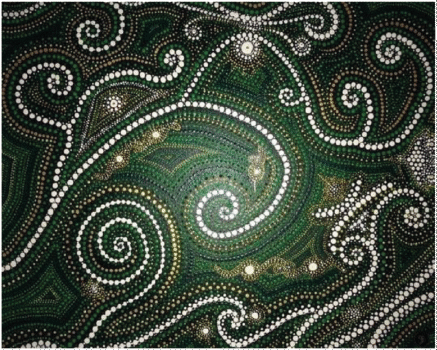 Nature lumineuse - Peinture de Sandra BOURGEOIS