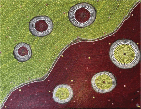 Cycle - Peinture de Sandra BOURGEOIS