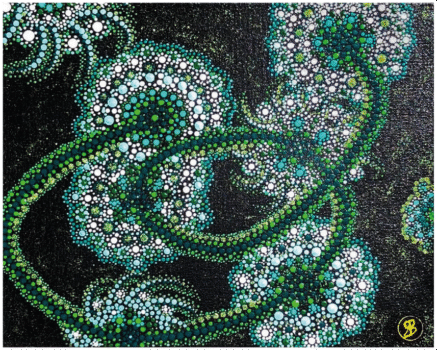 Émergence - Peinture de Sandra BOURGEOIS