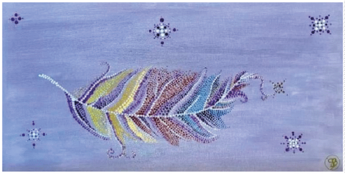 Légereté - Peinture de Sandra BOURGEOIS